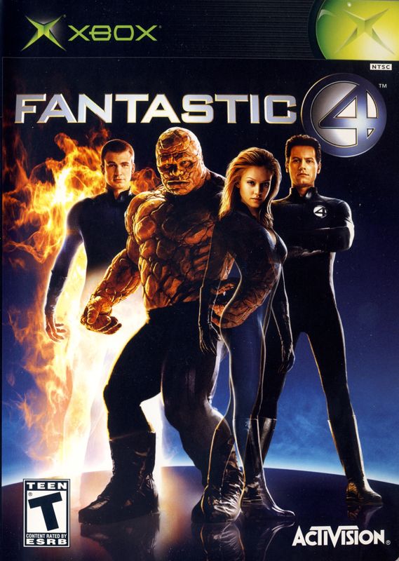Fantastic 4 box art for Xbox